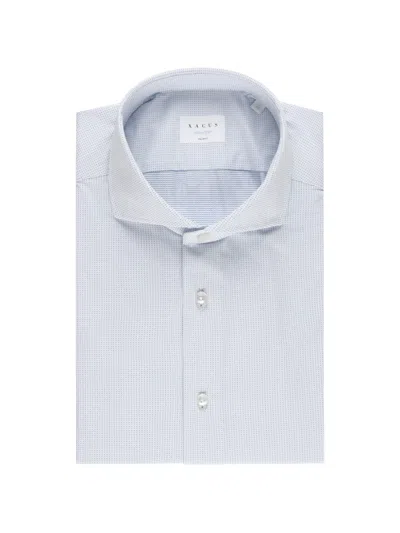 Xacus Active Shirt Polka-dot Shirt In Blue