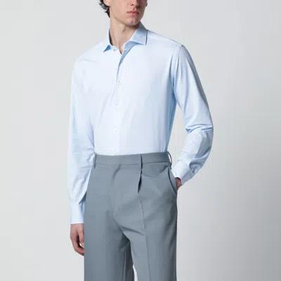 Xacus Active Tailor Fit Shirt Light Blue