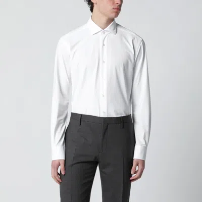 Xacus Travel Tailor Fit Shirt White In Neutral