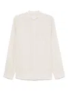 Xacus Linen Shirt In Beige In Neutral