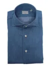 XACUS BLUE COTTON SHIRT