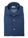 XACUS BLUE COTTON SHIRT