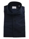 Xacus Button-down Shirt In Blue