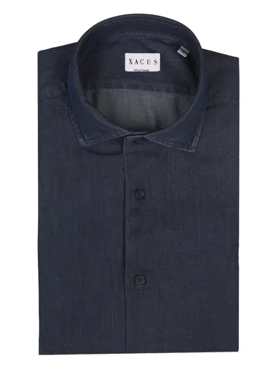 Xacus Button-fastening Shirt In Blue
