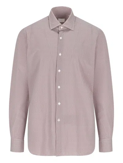 Xacus Button-fastening Shirt In Brown