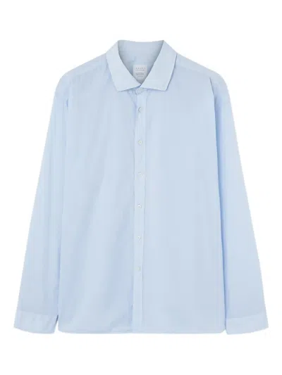 Xacus Button-up Shirt In Blue