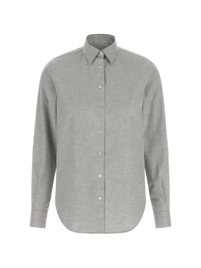 Xacus Button-down Long-sleeve Shirt In Animal Print