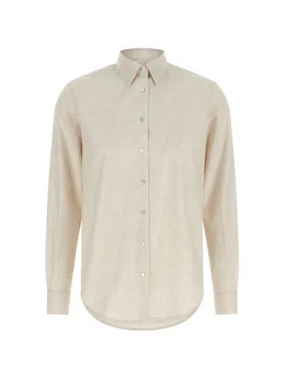 Xacus Button-down Long-sleeve Shirt In Animal Print
