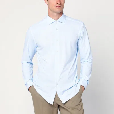 Xacus Button-down Shirt In Blue