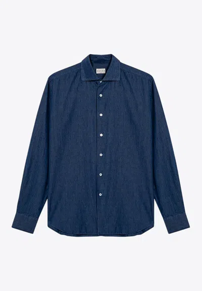 XACUS BUTTONED DENIM SHIRT