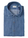 Xacus Buttoned Denim Shirt In Multi
