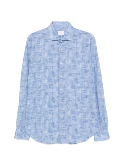 XACUS Active blue patterned shirt XACUS