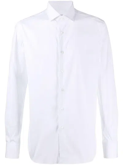Xacus Camicia Bianca A Maniche Lunghe  In White