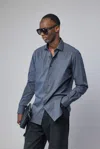 Xacus Camicia Classica In Blue