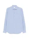 Xacus Camicia Taylor A Righe Blu  In Blue