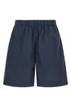 Xacus Carlotta Bermuda Shorts Side Pockets Design In Blue