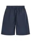 Xacus Carlotta Bermuda Shorts Side Pockets Design In Animal Print