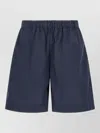 Xacus Carlotta Bermuda Shorts Side Pockets Design In Blue