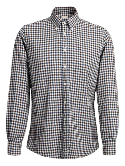 Xacus Checked Shirt In Black