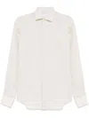 Xacus `classic` Long Sleeve Shirt In Beige