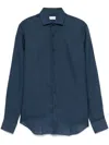 Xacus `classic` Long Sleeve Shirt In Blue