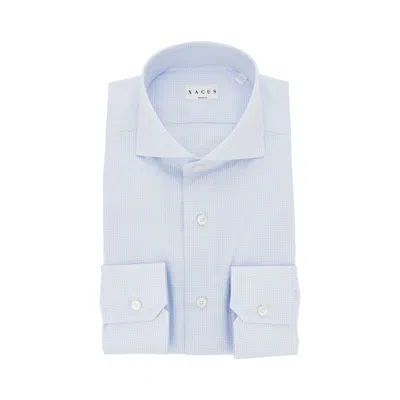 Xacus 'classic' Tailor Fit Cotton Shirt In Blue