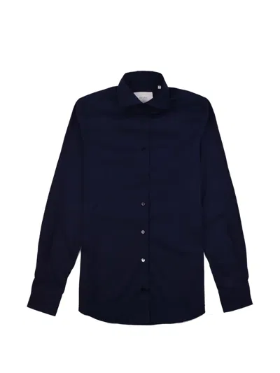 Xacus Classic-collar Shirt In Black