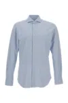 Xacus Clear Blue Shirts In Blue