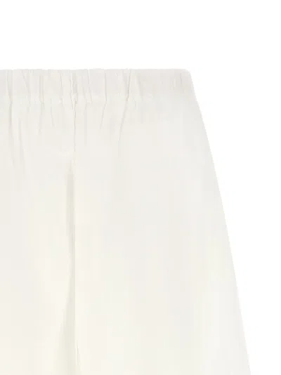 Xacus Cotton Bermuda Women's Shorts In White
