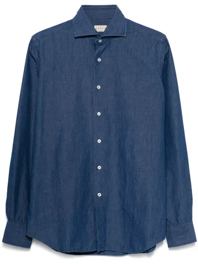 Xacus Cotton Shirt In Blue
