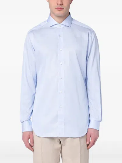 Xacus Cotton Shirt In Blue