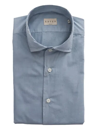 Xacus Cotton Shirt In Blue
