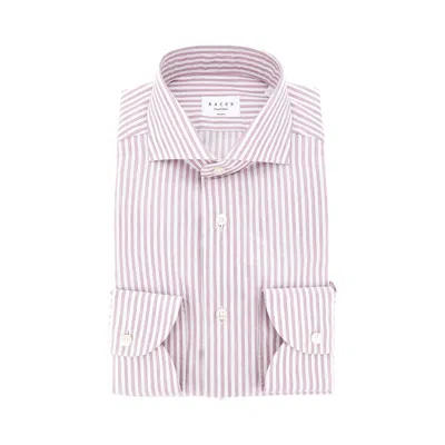 Xacus Cotton Tailor Fit Travel Shirt In Pink