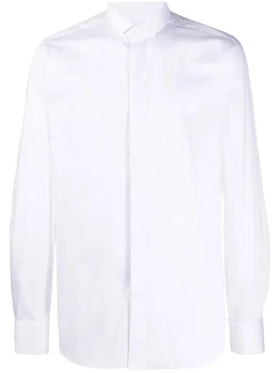 XACUS XACUS CRISP WHITE COTTON SHIRTS