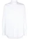 Xacus Cutaway-collar Button-up Shirt In White