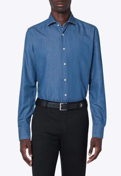 XACUS DENIM LONG-SLEEVED SHIRT