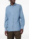 Xacus Light Denim Tailor Fit Shirt In Blue