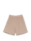 Xacus Elasticated Shorts In Neutral