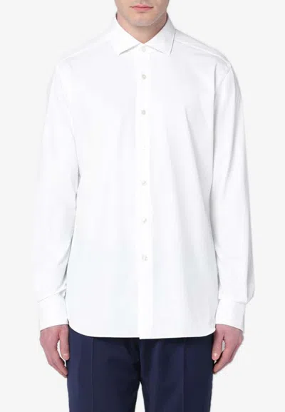 Xacus Essential Long-sleeved Shirt In White