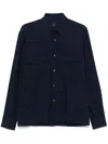 Xacus Flannel Shirt In Blue