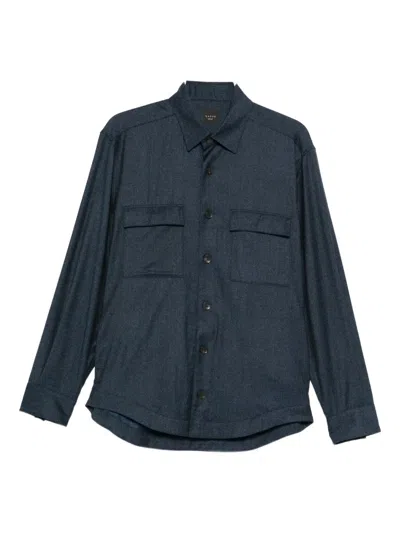 Xacus Flap-pocket Shirt In Black
