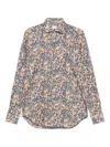 Xacus Floral-print Cotton Shirt In Multi