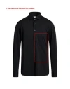 Xacus For Franz Kraler Man Shirt Black Size 16 Polyamide, Elastane In Black