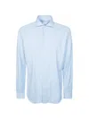 Xacus 748ml Camicia Di Lino In Blue