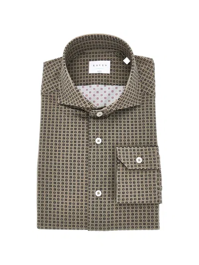 Xacus Geometric-print Shirt In Multi