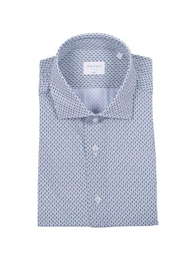 Xacus Geometric Pattern Classic Casual Shirt In Multi