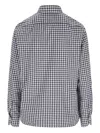 Xacus Gingham-print Shirt In Blue