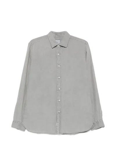 Xacus Grey Full Sleeves T-shirt In Gray