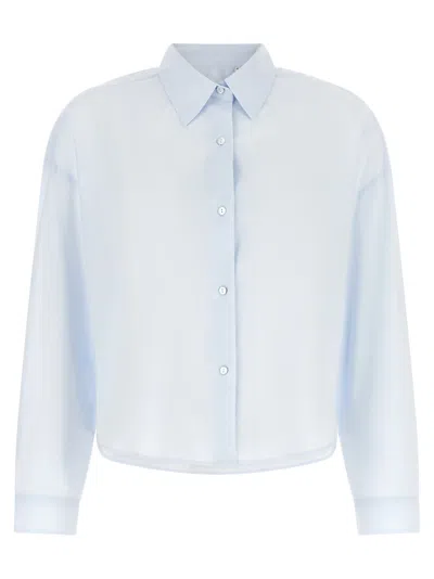 Xacus Heather Shirt In Blue