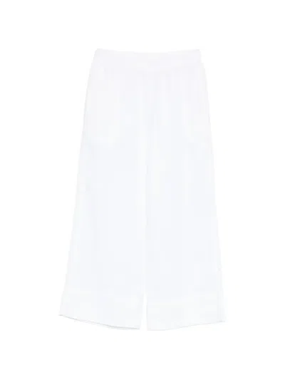 Xacus Jeanne Elasticated Trousers In White